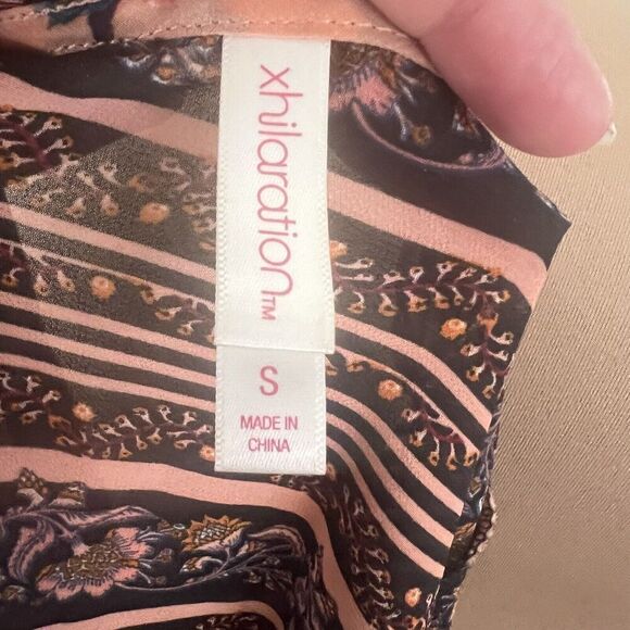 Womens SZ S Boho Flowy Long Duster Cardigan Kimono Floral Artsy Cottagecore 70s - Picture 8 of 9